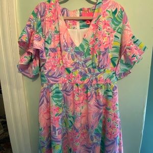 Lilly Pulitzer Short Sleeve Silk dress